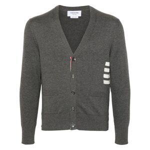 Thom Browne Men 4Bar Cotton Cardigan